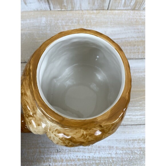 Pier 1 Bunny Rabbit Dolomite/ Ceramic Cookie Jar Canister Spring Easter READ - Picture 7 of 12